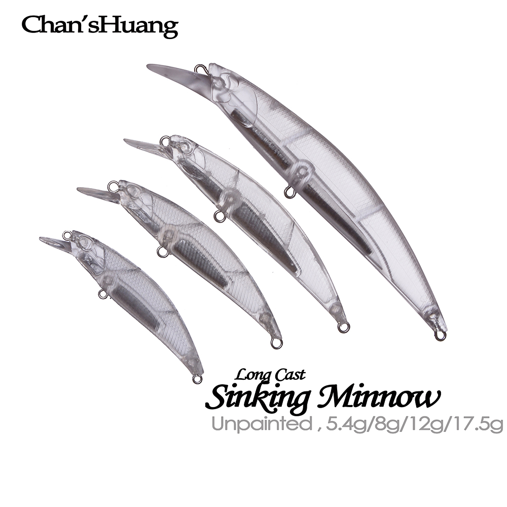 Fishing Equipment Set - Chan’sHuang 20PCS Unpainted Blank Fishing Lures