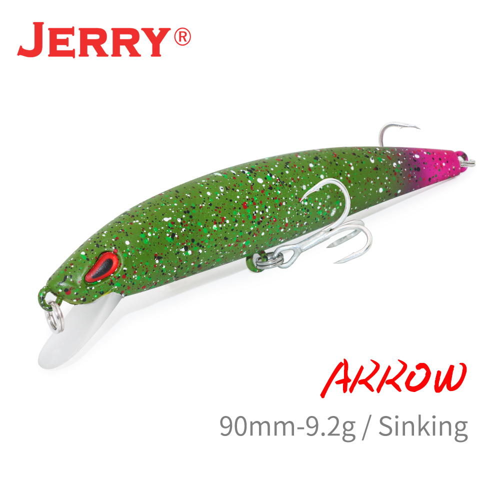 Fishing Equipment For Trout - Jerry Arrow Sinking Casting Trolling Minnow