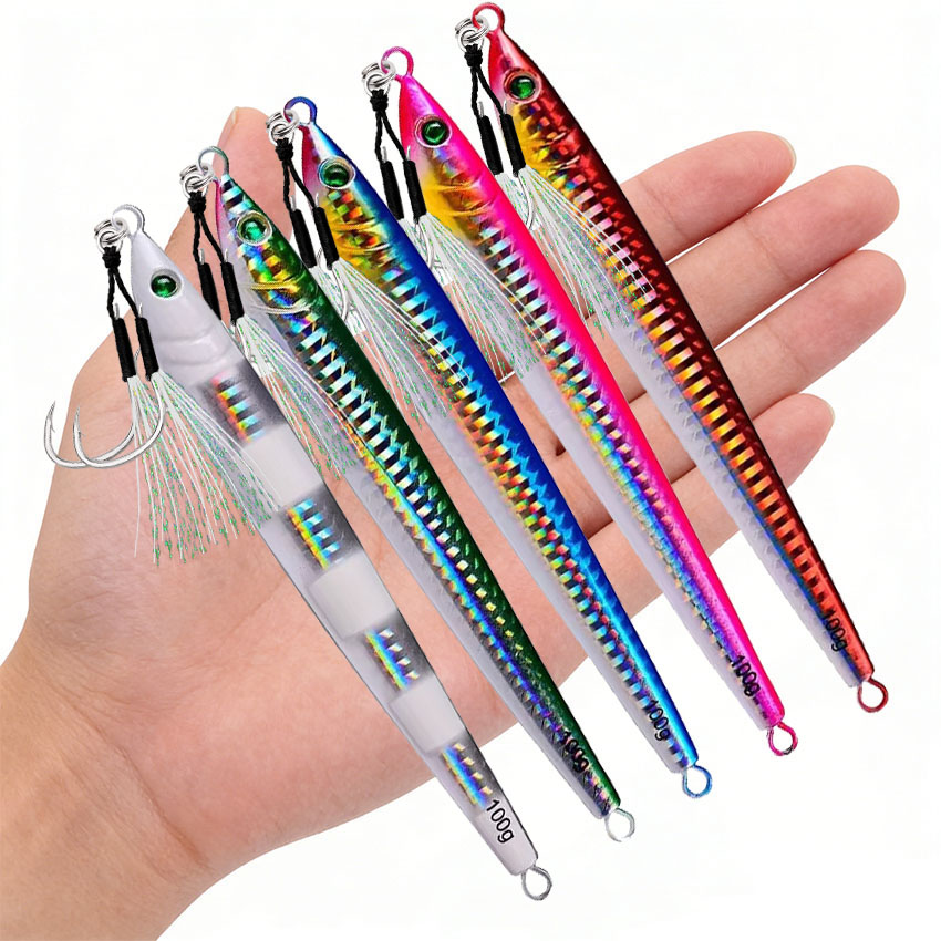 Fishing Equipment For Trout - Cast Metal Jig Fishing Lure 5PC