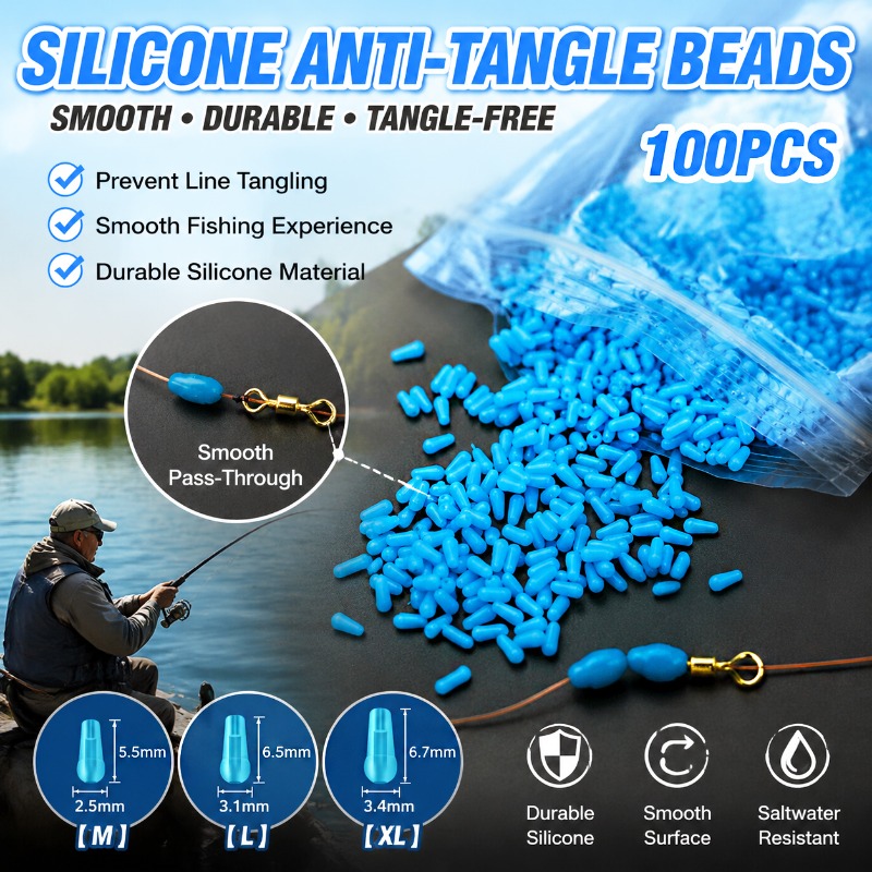 Fishing Equipment Clearance - Silicone Fishing Beads Soft Tube Line