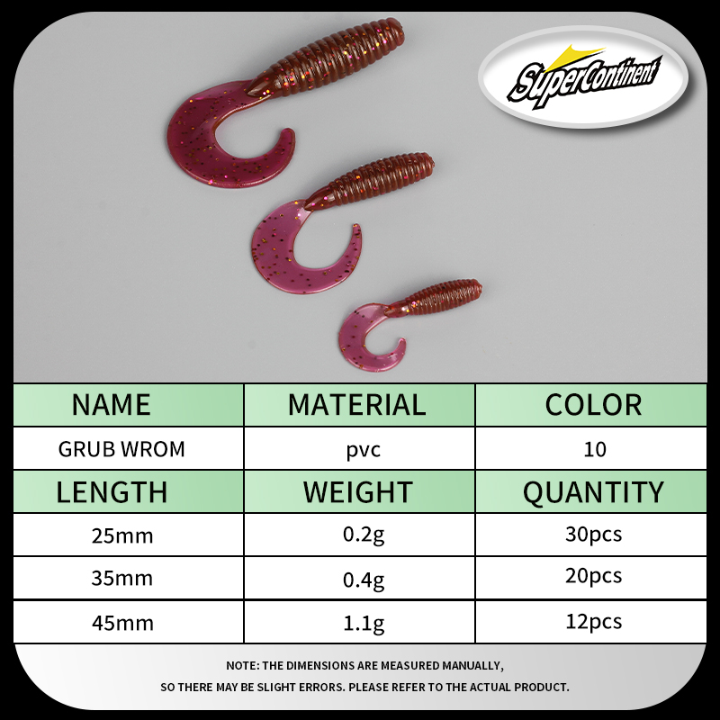 Supercontinent Soft Bait angry - Fishing Equipment Set 评论和价格