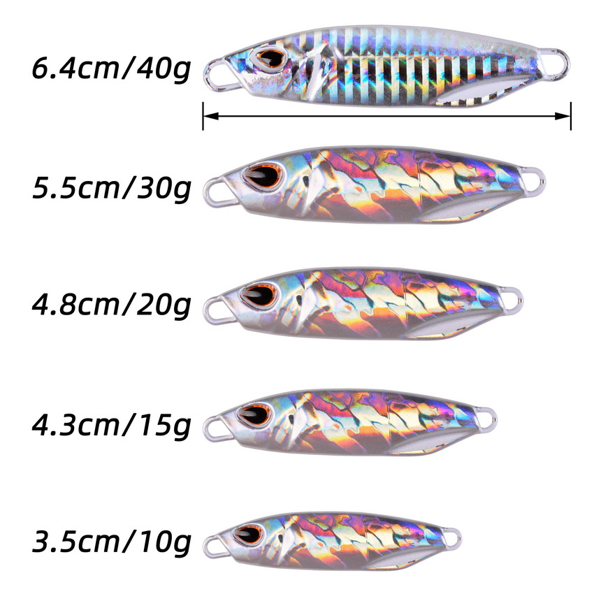 10Pcs Long Cast Metal Bait Spi - Fishing Equipment For Trout 评论和价格