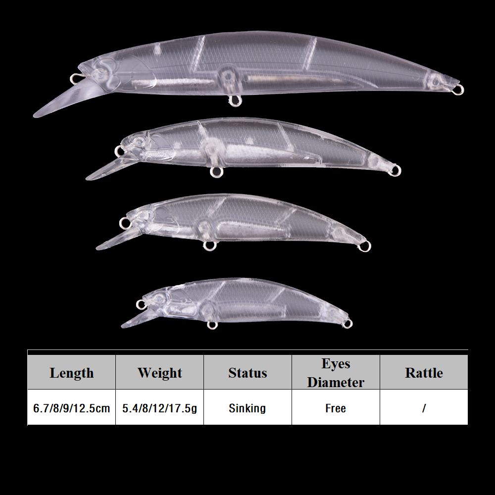 Chan’sHuang 20PCS Unpainted Bl - Fishing Equipment Set 评论和价格