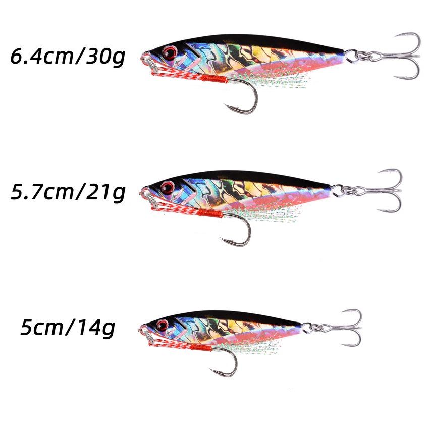 14Pcs Metal Jig VIB Fishing Lu - Fishing Equipment Set 评论和价格
