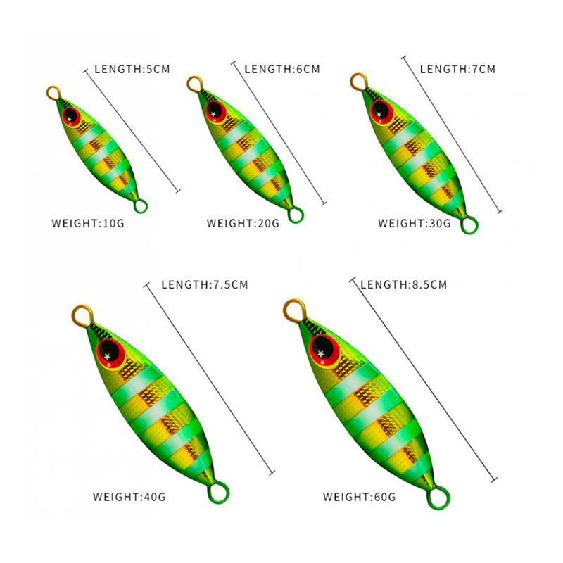 Metal Slow Jig Lure Hard Artif - Fishing Equipment For Trout 评论和价格