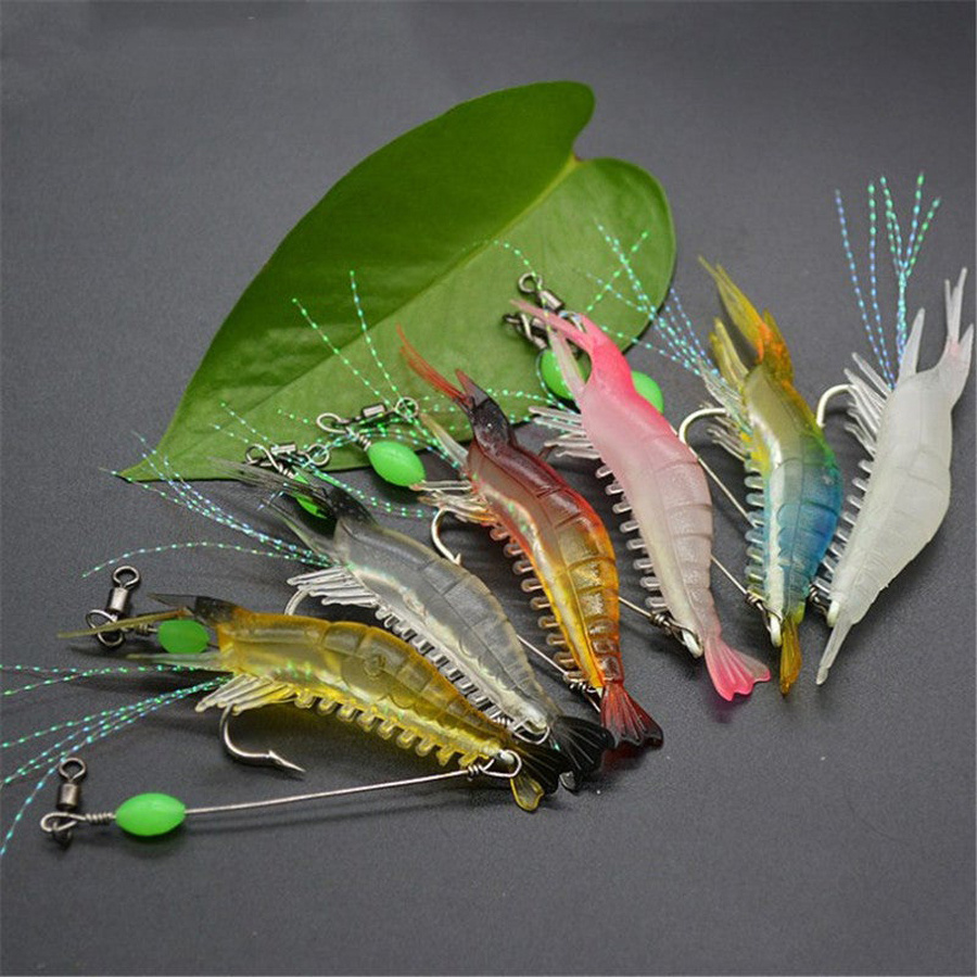 3pcs/7pcs Shrimp Lures Fishing - Fishing Equipment Clearance 评论和价格
