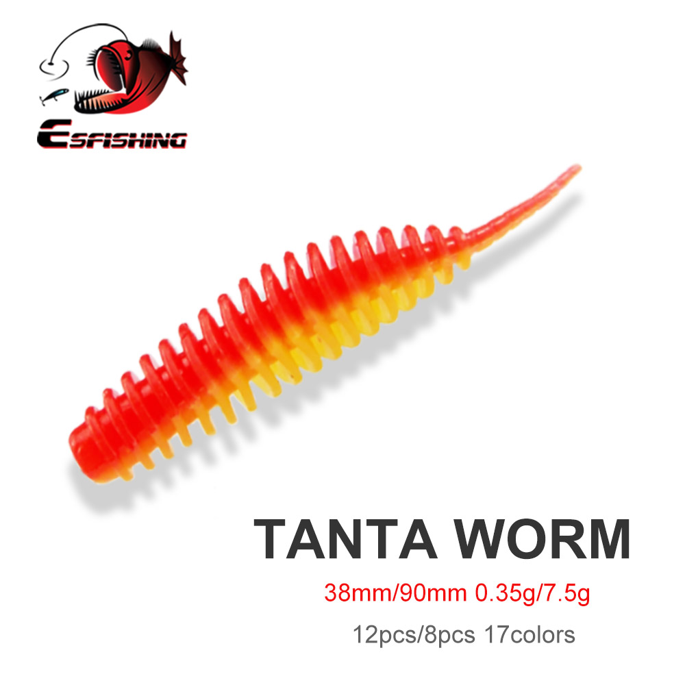 ESFISHING Fishing Worm Bait Lu - Fishing Equipment For Trout 评论和价格