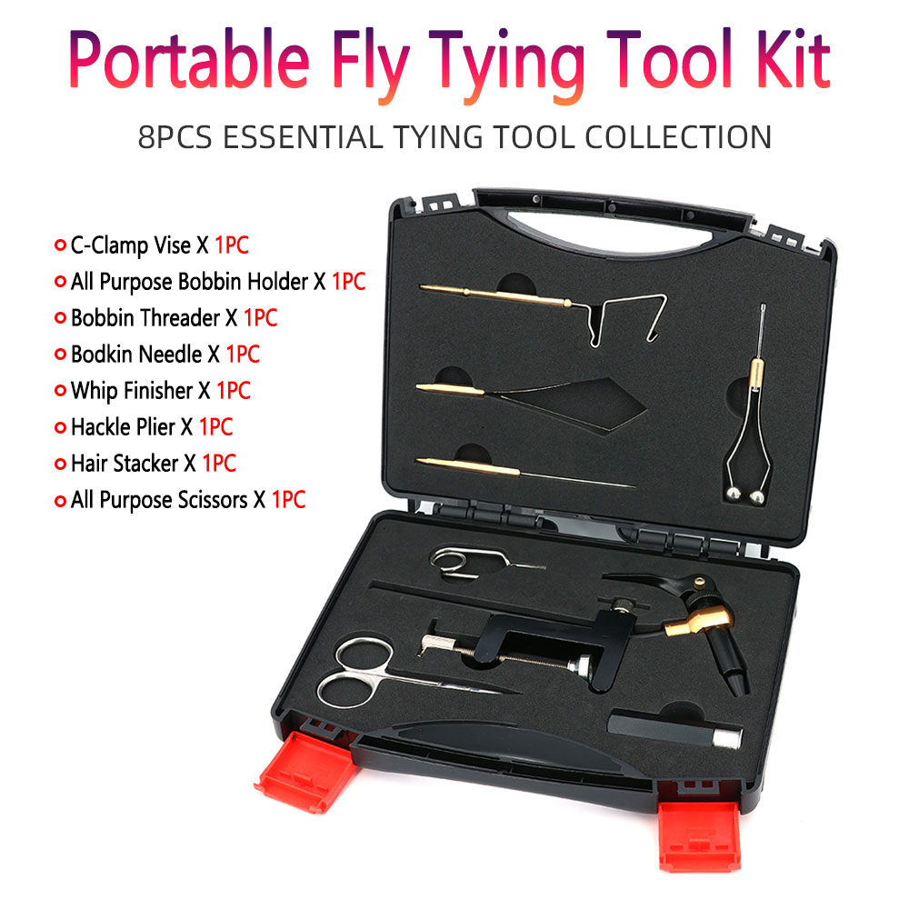 8pc/Set Hardened Steel C-Clamp - Fly Fishing Set 评论和价格