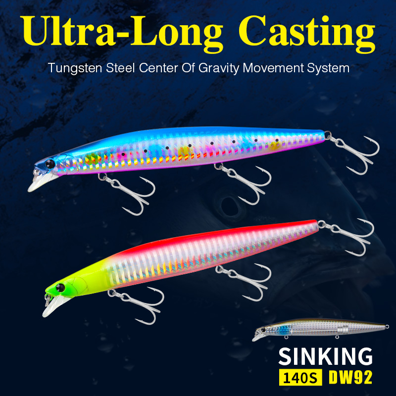 TSURINOYA Stinger 140S Fishing - Fishing Equipment For Trout 评论和价格